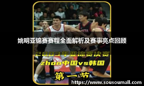 姚明亚锦赛赛程全面解析及赛事亮点回顾